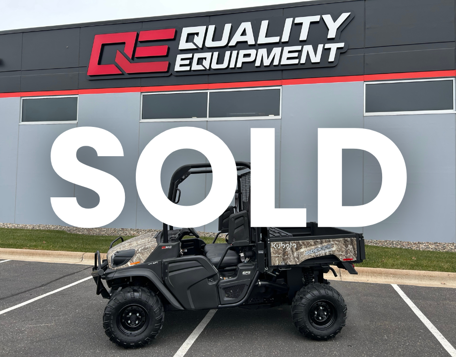 2025 Kubota Full-Size Gas Utility Vehicles RTVXG850 SIDEKICK in Camo - Stock # 027203
